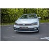 Maxton - Lame Du Pare-Chocs Avant V.4 Volkswagen Polo GTI / R-line Mk6 Noir Brillant