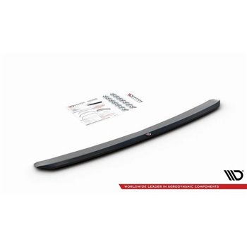 Maxton - Lame Du Pare-Chocs Avant V.4 Volkswagen Polo GTI / R-line Mk6 Noir Brillant