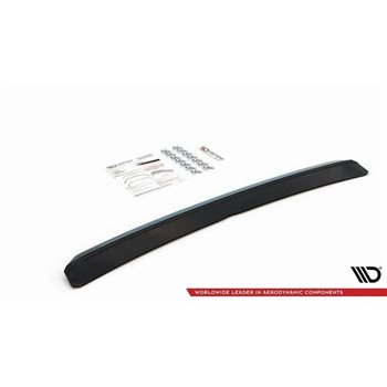 Maxton - Lame Du Pare-Chocs Avant V.4 Volkswagen Polo GTI / R-line Mk6 Noir Brillant