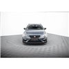 Maxton - Lame Du Pare-Chocs Avant V.7 Seat Leon Cupra / FR Mk3 FL Noir Brillant