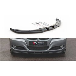 Maxton - Lame Du Pare-Chocs Avant V.2 BMW 3 E90/E91 Facelift Noir Brillant