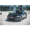 Maxton - Lame Du Pare-Chocs Avant Abarth 124 Spider Noir Brillant