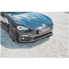 Maxton - Lame Du Pare-Chocs Avant Abarth 124 Spider Noir Brillant