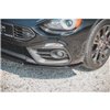Maxton - Lame Du Pare-Chocs Avant Abarth 124 Spider Noir Brillant