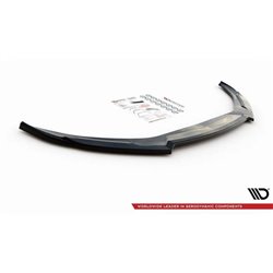 Maxton - Lame Du Pare-Chocs Avant Abarth 124 Spider Noir Brillant