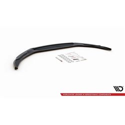 Maxton - Lame Du Pare-Chocs Avant Abarth 124 Spider Noir Brillant