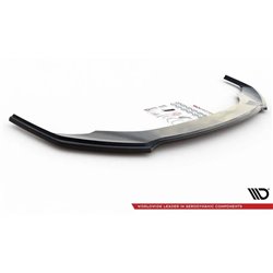 Maxton - Lame Du Pare-Chocs Avant V.1 Audi A7 S-Line C8 / S7 C8 / C8 Facelift / S7 Facelift Noir Brillant