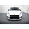 Maxton - Lame Du Pare-Chocs Avant V.6 Ford Fiesta Mk8 ST / ST-Line Noir Brillant