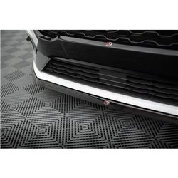 Maxton - Lame Du Pare-Chocs Avant V.6 Ford Fiesta Mk8 ST / ST-Line Noir Brillant