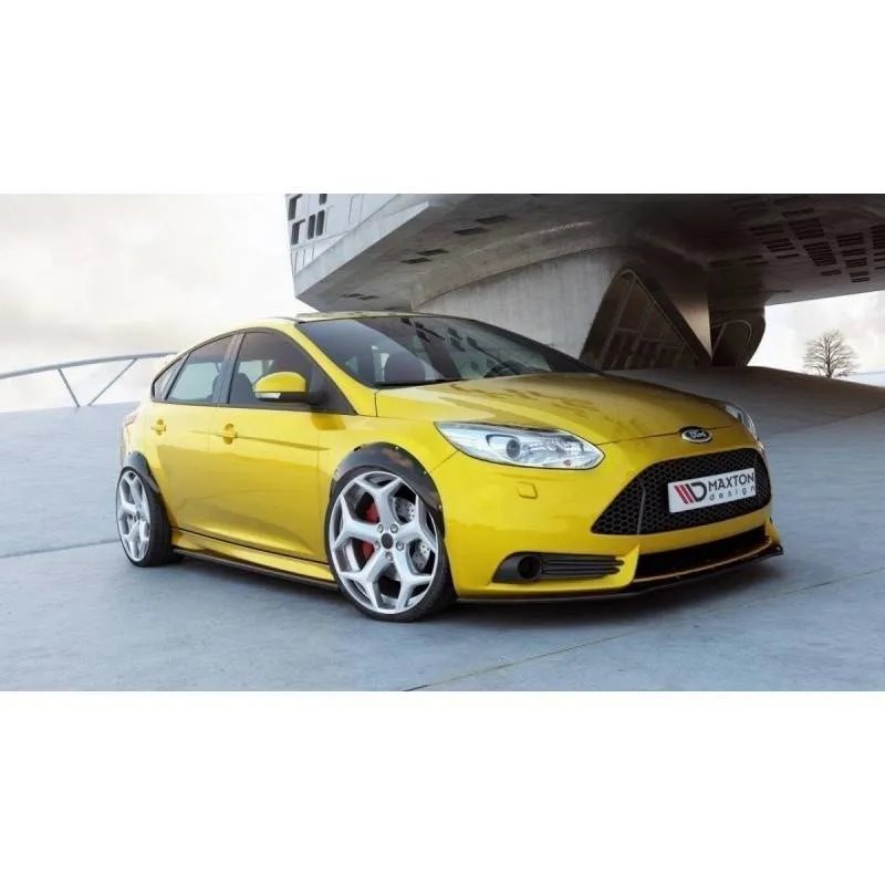 Maxton - Set Des Extensions Ford Focus ST Mk3 Noir Brillant