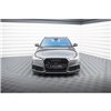 Maxton - Lame Du Pare-Chocs Avant V.2 Audi A6 / A6 C7 S-line/ S6 C7 Facelift Noir Brillant