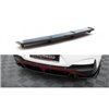 Maxton - Arriere Splitter (avec une barre verticale) Hyundai I30 N Mk3 Fastback Noir Brillant