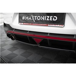 Maxton - Arriere Lame (avec une barre verticale) Hyundai I30 N Mk3 Fastback Noir Brillant