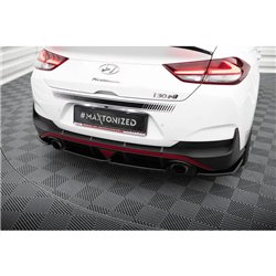 Maxton - Arriere Lame (avec une barre verticale) Hyundai I30 N Mk3 Fastback Noir Brillant