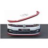 Maxton - Lame Du Pare-Chocs Avant V.2 Volkswagen Polo GTI / R-line Mk6 Rouge