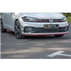 Maxton - Lame Du Pare-Chocs Avant V.2 Volkswagen Polo GTI / R-line Mk6 Rouge