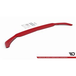 Maxton - Lame Du Pare-Chocs Avant V.2 Volkswagen Polo GTI / R-line Mk6 Rouge
