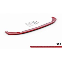 Maxton - Lame Du Pare-Chocs Avant V.2 Volkswagen Polo GTI / R-line Mk6 Rouge