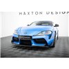 Maxton - Lame du pare-chocs avant / Lame V.3 Toyota Supra Mk5 Rouge