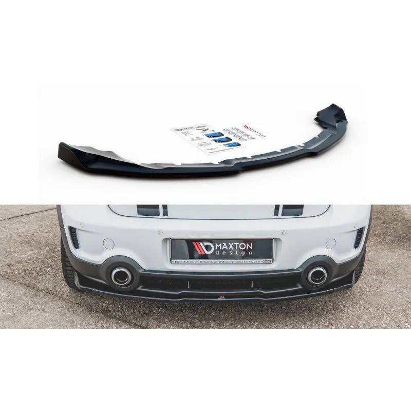 Maxton - Arriere Splitter Mini Countryman Mk1 JCW Noir Brillant