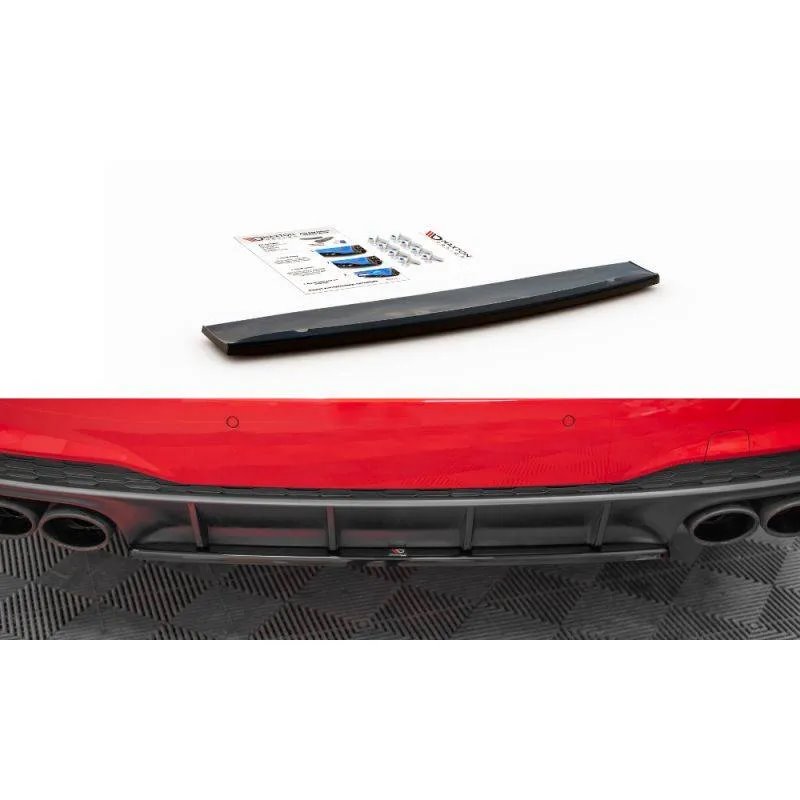 Maxton - Arriere Splitter Audi S7 C8 Noir Brillant