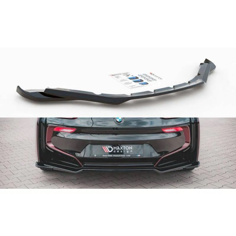 Maxton - Arriere Splitter BMW i8 Noir Brillant