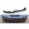 Maxton - Arriere Splitter (avec une barre verticale) Hyundai I30 N Mk3 Hatchback Noir Brillant