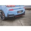Maxton - Arriere Lame (avec une barre verticale) Hyundai I30 N Mk3 Hatchback Noir Brillant