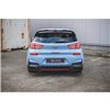 Maxton - Arriere Lame (avec une barre verticale) Hyundai I30 N Mk3 Hatchback Noir Brillant