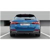 Maxton - Arriere Lame Audi A6 S-Line C8 Noir Brillant