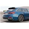 Maxton - Arriere Lame (avec une barre verticale) Audi A6 S-Line C8 Noir Brillant