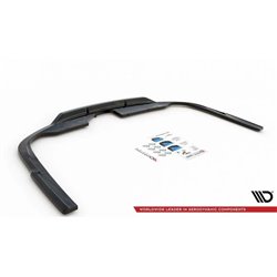 Maxton - Arriere Lame (avec une barre verticale) Audi A6 S-Line C8 Noir Brillant