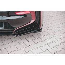 Maxton - Arriere Lame (avec une barre verticale) BMW i8 Noir Brillant