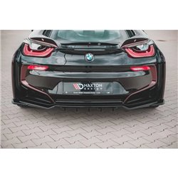 Maxton - Arriere Lame (avec une barre verticale) BMW i8 Noir Brillant