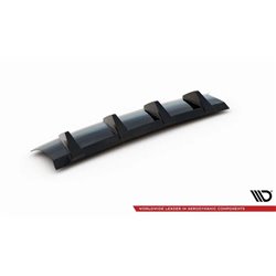 Maxton - Rajout Du Pare-Chocs Arriere Audi S3 8V FL Hatchback Noir Brillant