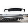 Maxton - Diffuseur Arrière Complet V.1 Audi S6 C7 Facelift Noir Brillant