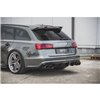 Maxton - Diffuseur Arrière Complet V.1 Audi S6 C7 Facelift Noir Brillant