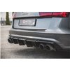 Maxton - Diffuseur Arrière Complet V.1 Audi S6 C7 Facelift Noir Brillant