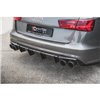 Maxton - Diffuseur Arrière Complet V.1 Audi S6 C7 Facelift Noir Brillant