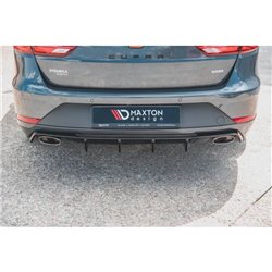Maxton - Diffuseur Arrière Complet V.2 Seat Leon Cupra ST Mk3 FL Noir Brillant