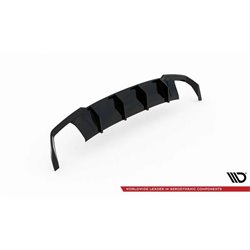 Maxton - Diffuseur Arrière Complet V.2 Seat Leon Cupra ST Mk3 FL Noir Brillant