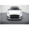 Maxton - Lame Du Pare-Chocs Avant V.7 Ford Fiesta Mk8 ST / ST-Line Noir Brillant