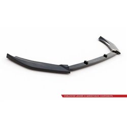 Maxton - Lame Du Pare-Chocs Avant V.7 Ford Fiesta Mk8 ST / ST-Line Noir Brillant