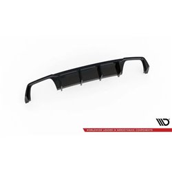 Maxton - Diffuseur Arrière Complet V.3 Seat Leon Cupra ST Mk3 FL Noir Brillant
