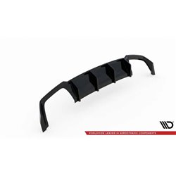 Maxton - Diffuseur Arrière Complet V.3 Seat Leon Cupra ST Mk3 FL Noir Brillant