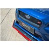 Maxton - LAME DU PARE-CHOCS AVANT / SPLITTER V.3 SUBARU WRX STI Noir Brillant + Rouge