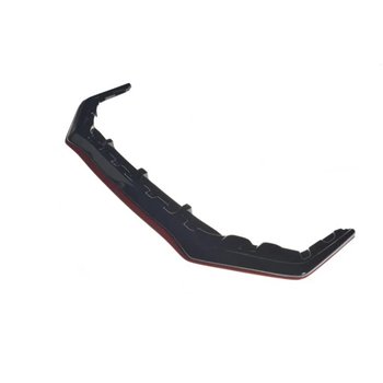 Maxton - LAME DU PARE-CHOCS AVANT / SPLITTER V.3 SUBARU WRX STI Noir Brillant + Rouge