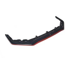 Maxton - LAME DU PARE-CHOCS AVANT / SPLITTER V.3 SUBARU WRX STI Noir Brillant + Rouge