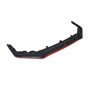 Maxton - LAME DU PARE-CHOCS AVANT / SPLITTER V.3 SUBARU WRX STI Noir Brillant + Rouge