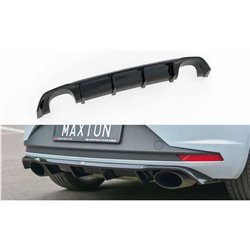 Maxton - Diffuseur Arrière Complet Seat Leon III Cupra Noir Brillant